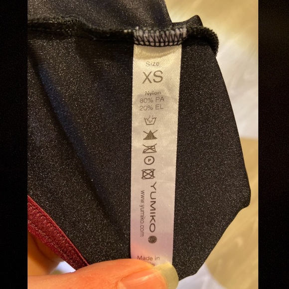 SOLD!!! Yumiko Leotard - Black and Maroon, Nadja
Women’s XS - Picture 4 of 4